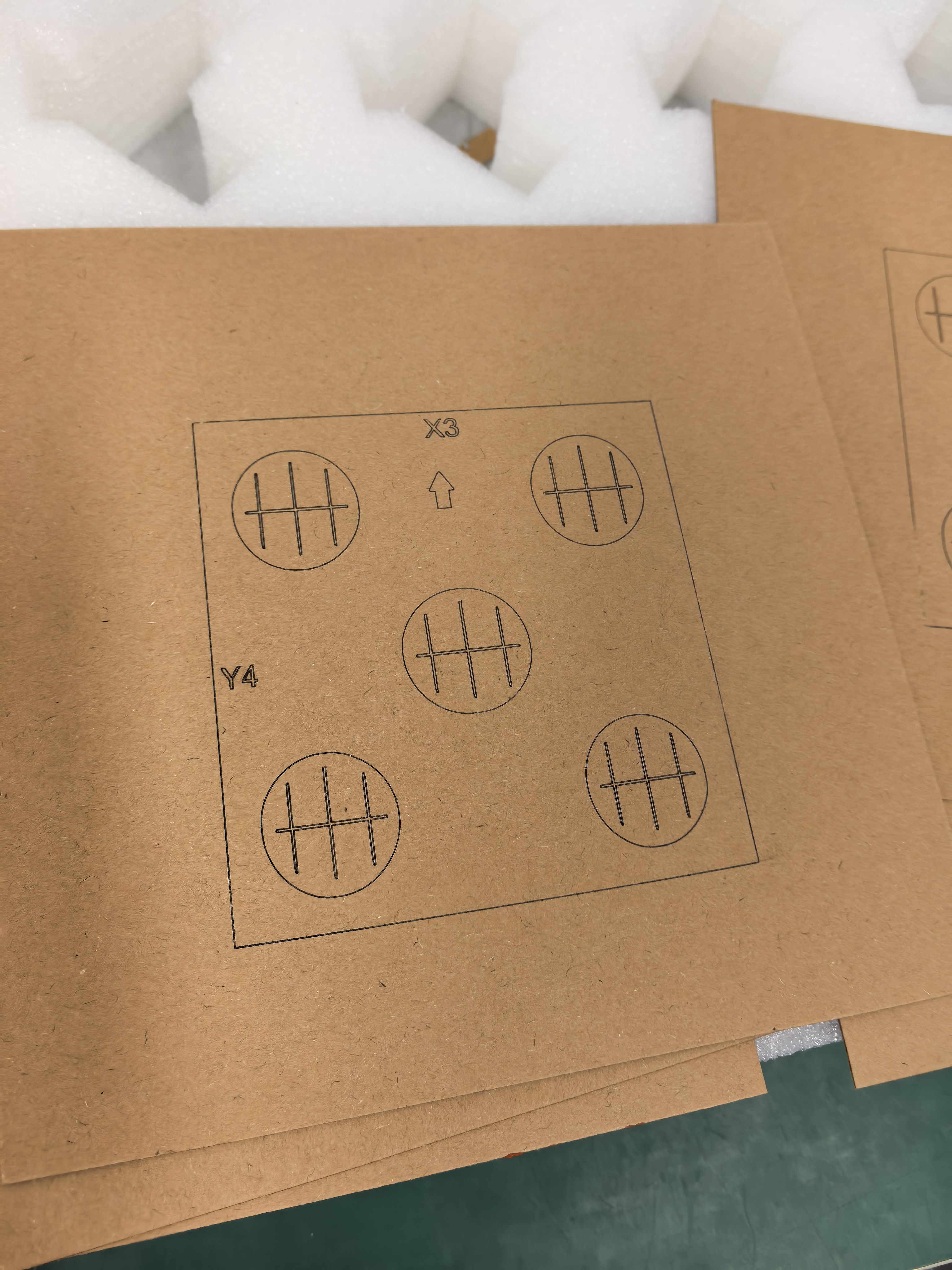 Before repeating a new design, save three photos: the blank in position, the setup immediately before the test, and the finished sample before it is moved.